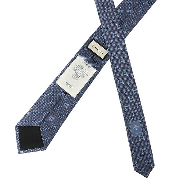 新品 グッチ GUCCI ネクタイ GGパターン ライトブルー - メルカリ