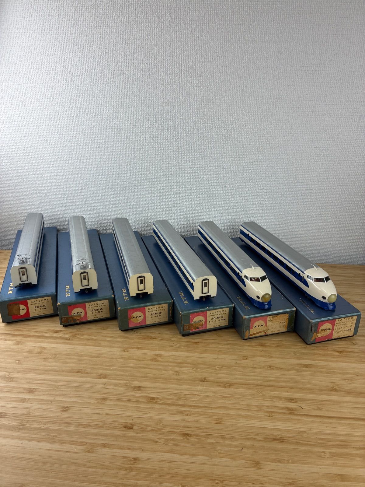 鉄道模型ジャンク HOゲージ 東海道新幹線先頭2輌 客車4輌 合計6輌セット