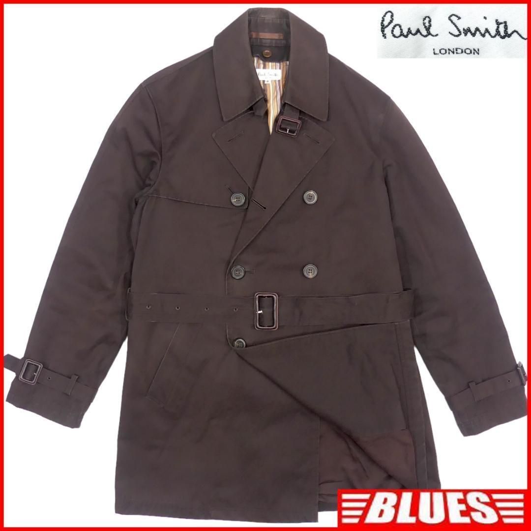 タ*氏様 Paul Smith ポールスミス トレンチコート 現行タグ マルチカ コットンナイロン ダブル トレンチコート ｜ポール・スミス