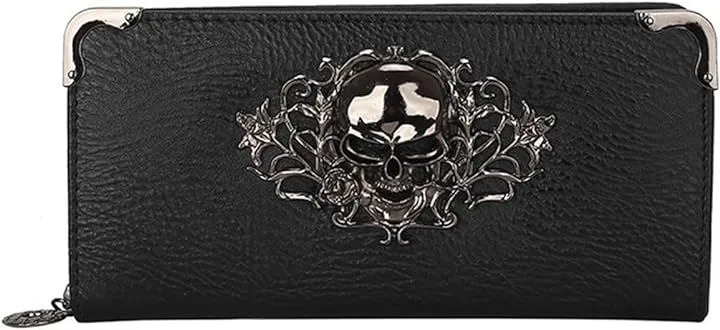 2026年最新】スカル ウォレット ドクロ 長財布 ラウンド ファスナーの