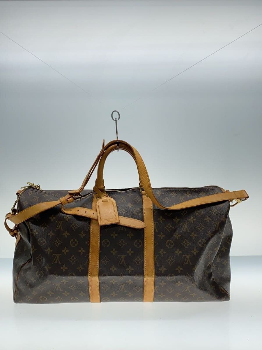 LOUIS VUITTON キーポル50_モノグラム・キャンバス_BRW PVC ブラウン - メルカリ