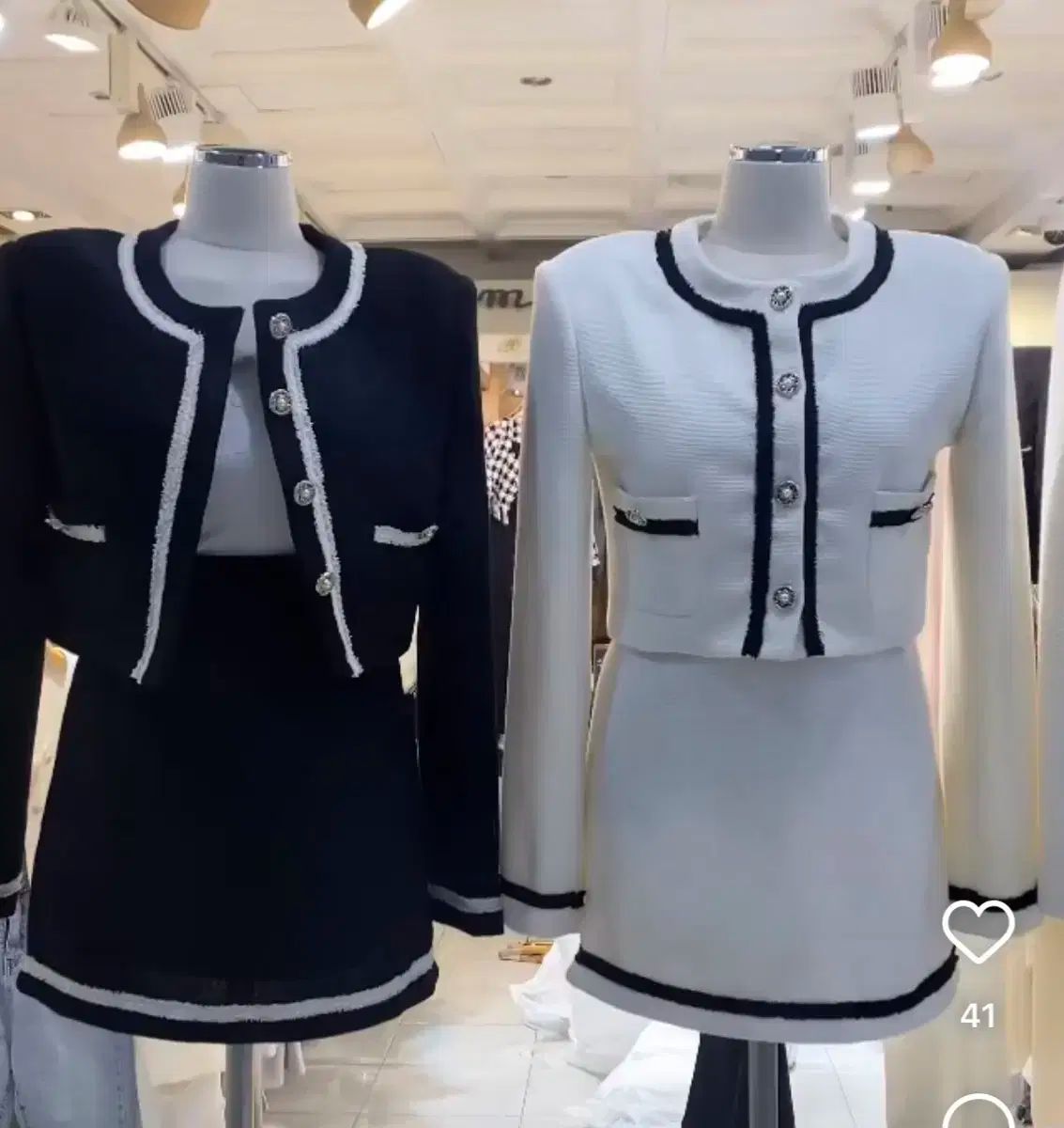 ツイード セットアップ ジャケット スカート