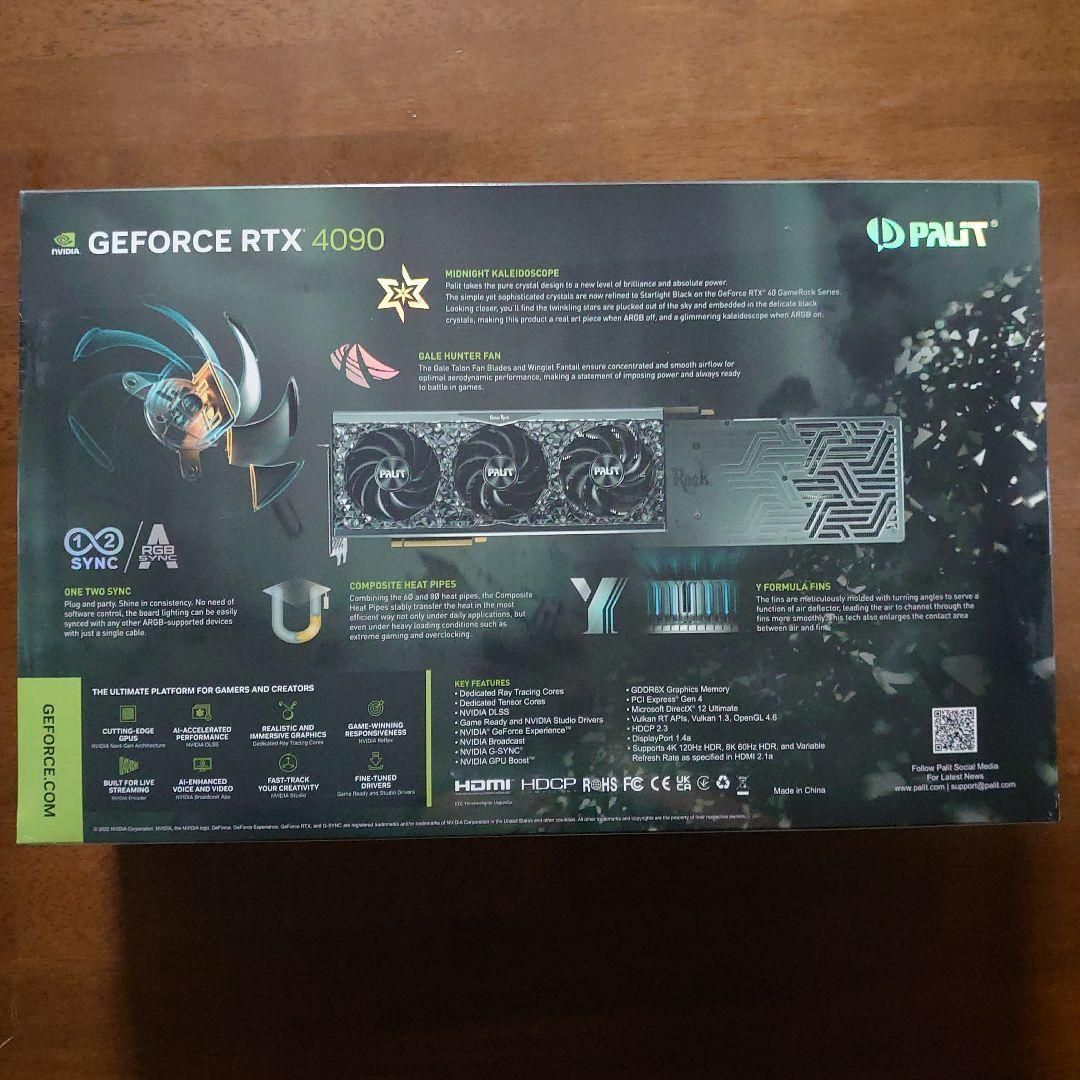 新品・未開封】GeForce RTX 4090 GameRock 24GB - メルカリ