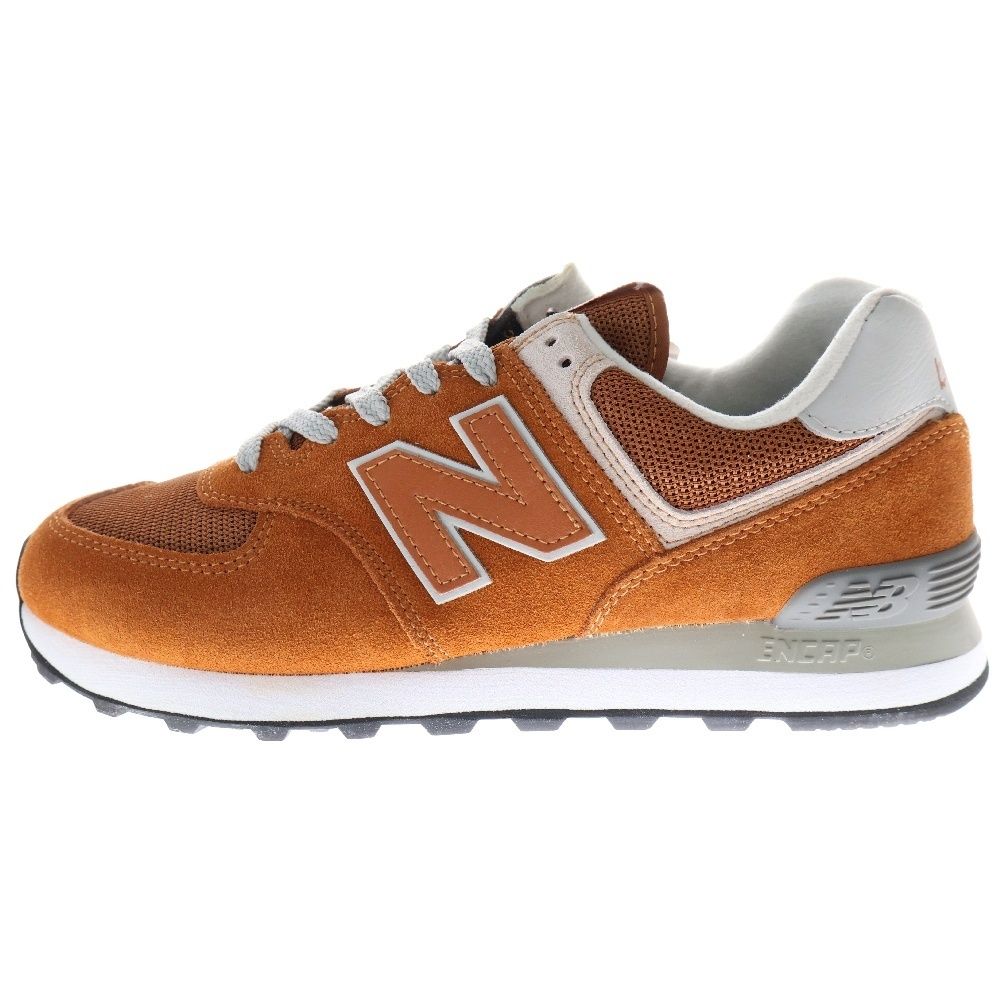  New Balance (ニューバランス) ML574EPE スエード ローカットスニーカー ブラウン US8.5/26.5cm スニーカー