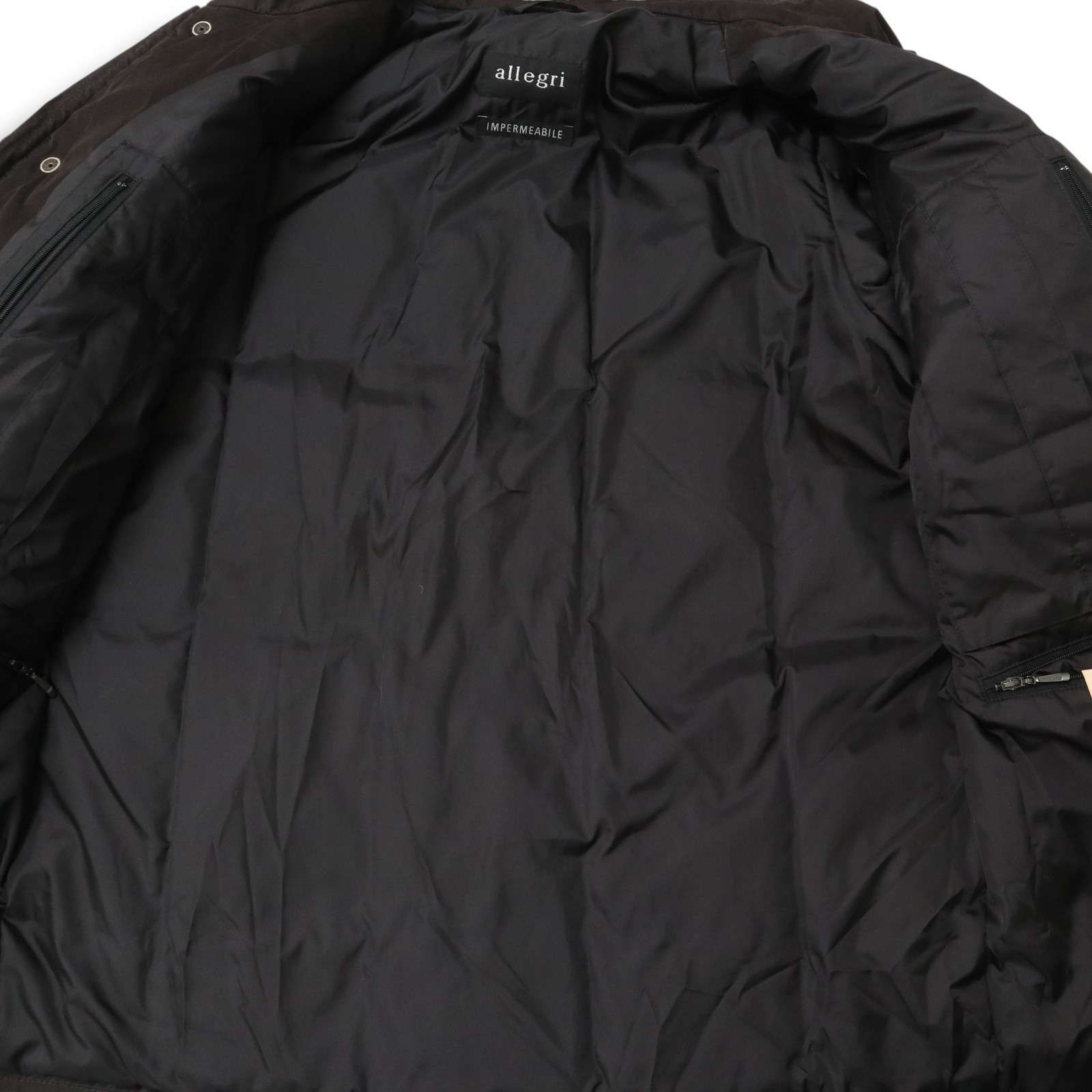 allegri アレグリ 秋冬 IMPERMEABILE☆フード収納 ダウン ジャケット 