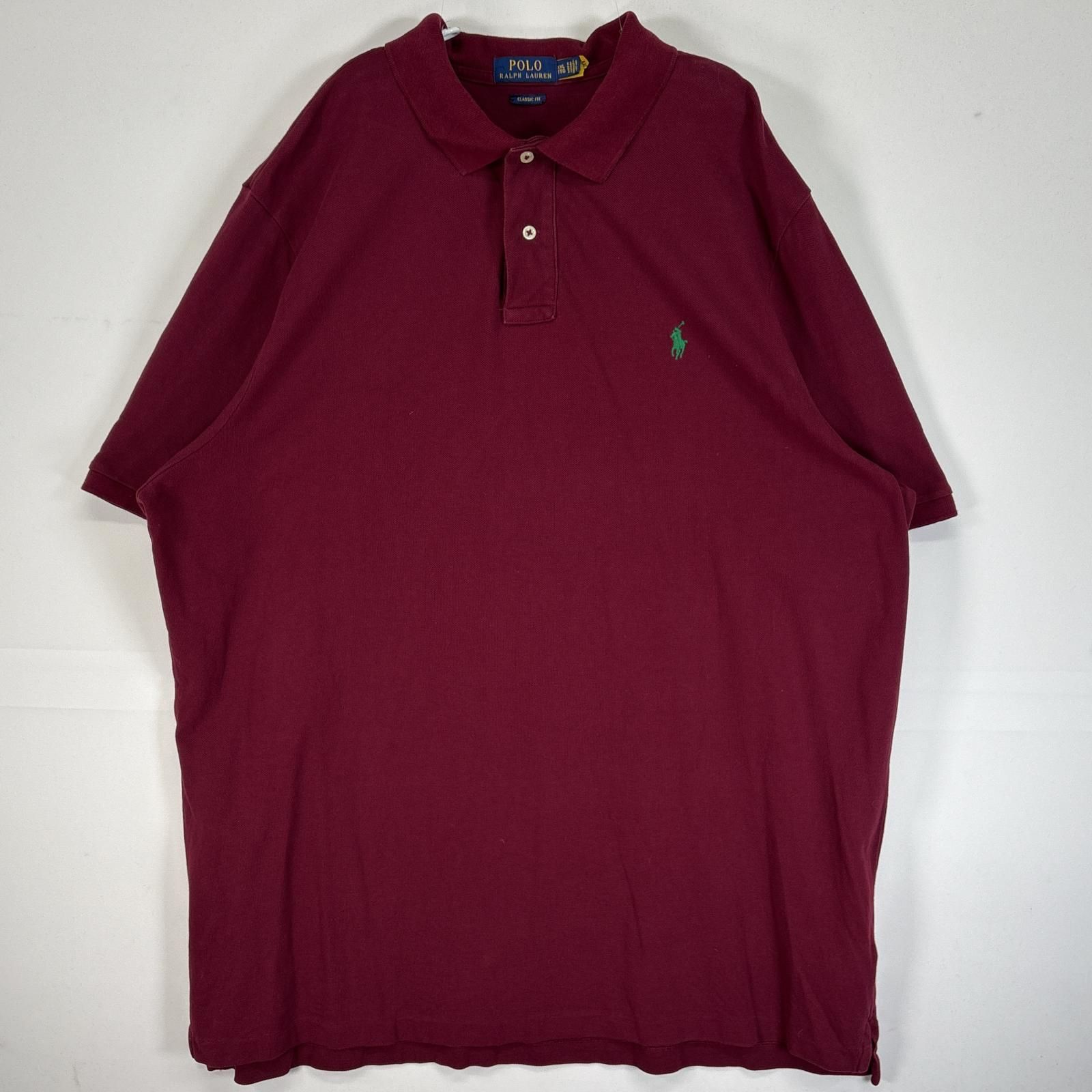 古着 ポロ・ラルフローレン POLO RALPH LAUREN 鹿の子 半袖 ポロシャツ 