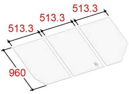 YFK-1596C 1 LIXIL INAX 風呂フタ 組フタ 3枚組 奥行960mm 横幅513.3mm