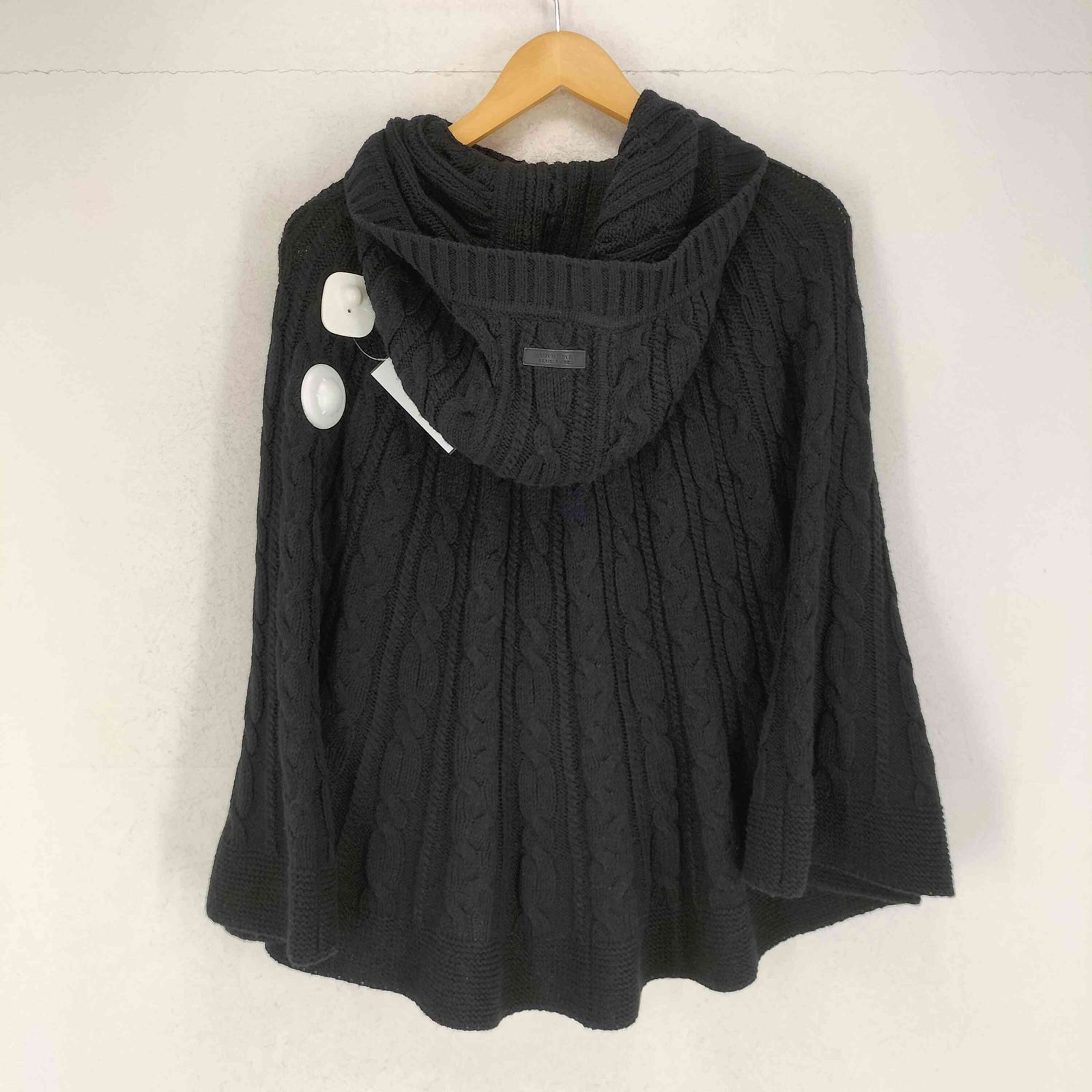 BURBERRY　BLUE LABEL　ポンチョ　フーディー　サイズ38(M) Burberry Blue label ポンチョ 茶色 Yahoo!オークション