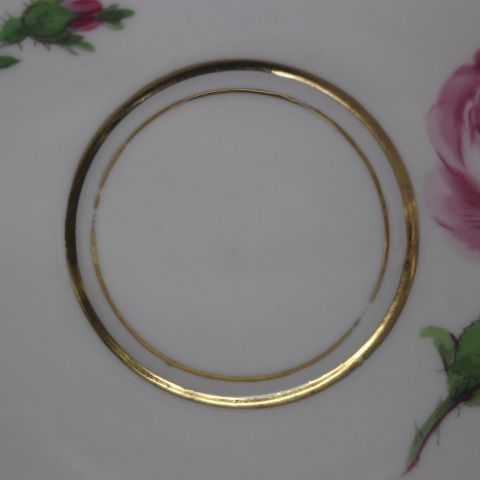 マイセン ボタン剣 スワンハンドル ピンクローズ トリオ カップ＆ソーサー 19.5cmプレート 古マイセン アンティークマイセン 2 辻堂店 lalala_route1様専用商品 マイセン ボタン剣 ピンクローズ スワン