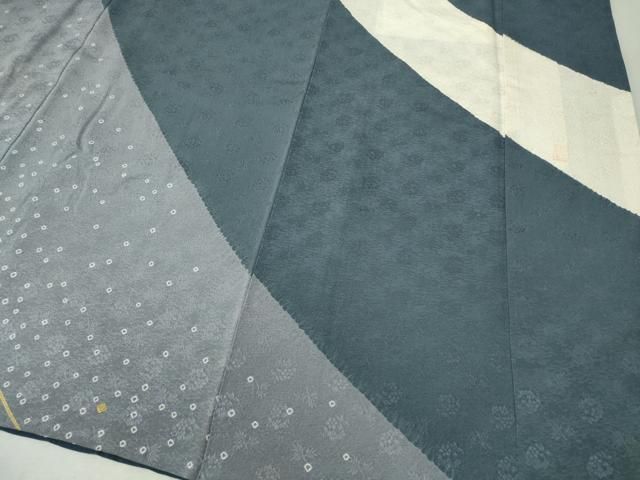 平和屋着物○十日町 名門青柳高級ブランド 大喜百花 訪問着 絞り 竹屋