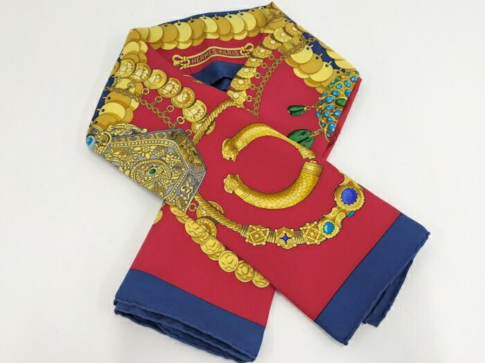 HERMES/エルメス カレ90 KOSMIMA 宇宙 シルク スカーフ e_5 HERMES 中古 エルメス スカーフ 90 カレ KOSMIMA 宇宙 緑