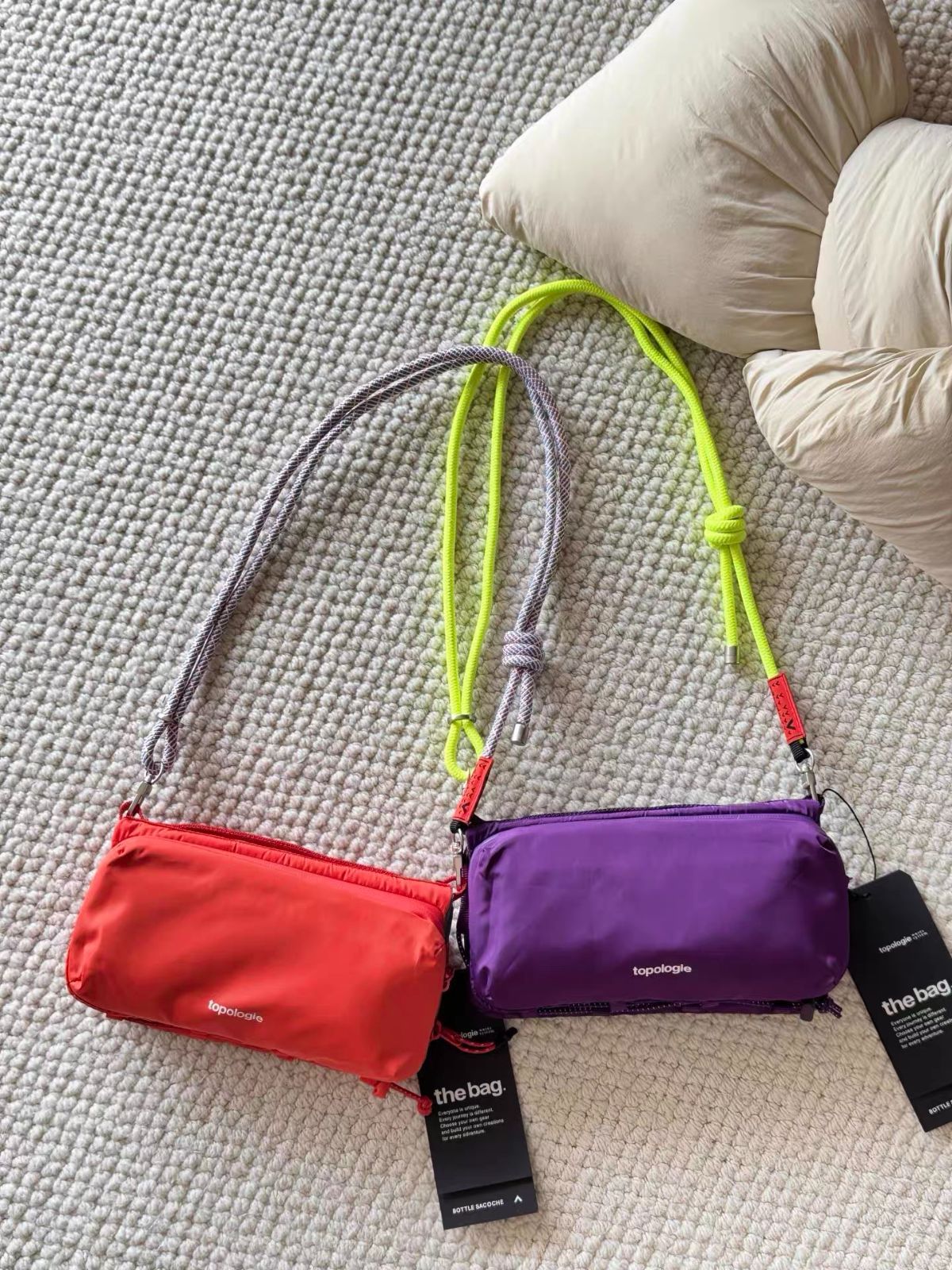 Topologie パープル ショルダーバッグ 新品 topologie トポロジー ショルダーバッグ 大容量 パープル
