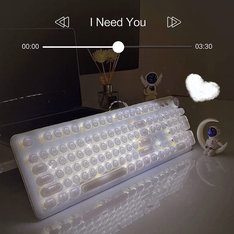 数量限定】ZDawnn レトロパンクタイプライタースタイルのゲーミング