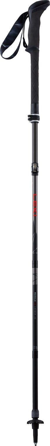レキ LEKI アウトドア マカル― FX カーボン AS トレッキングポール アンチショックシステム 衝撃吸収 ストック ステッキ 登山 トレッキング ハイキング ポール 折りたたみ 1300446 100 グレー