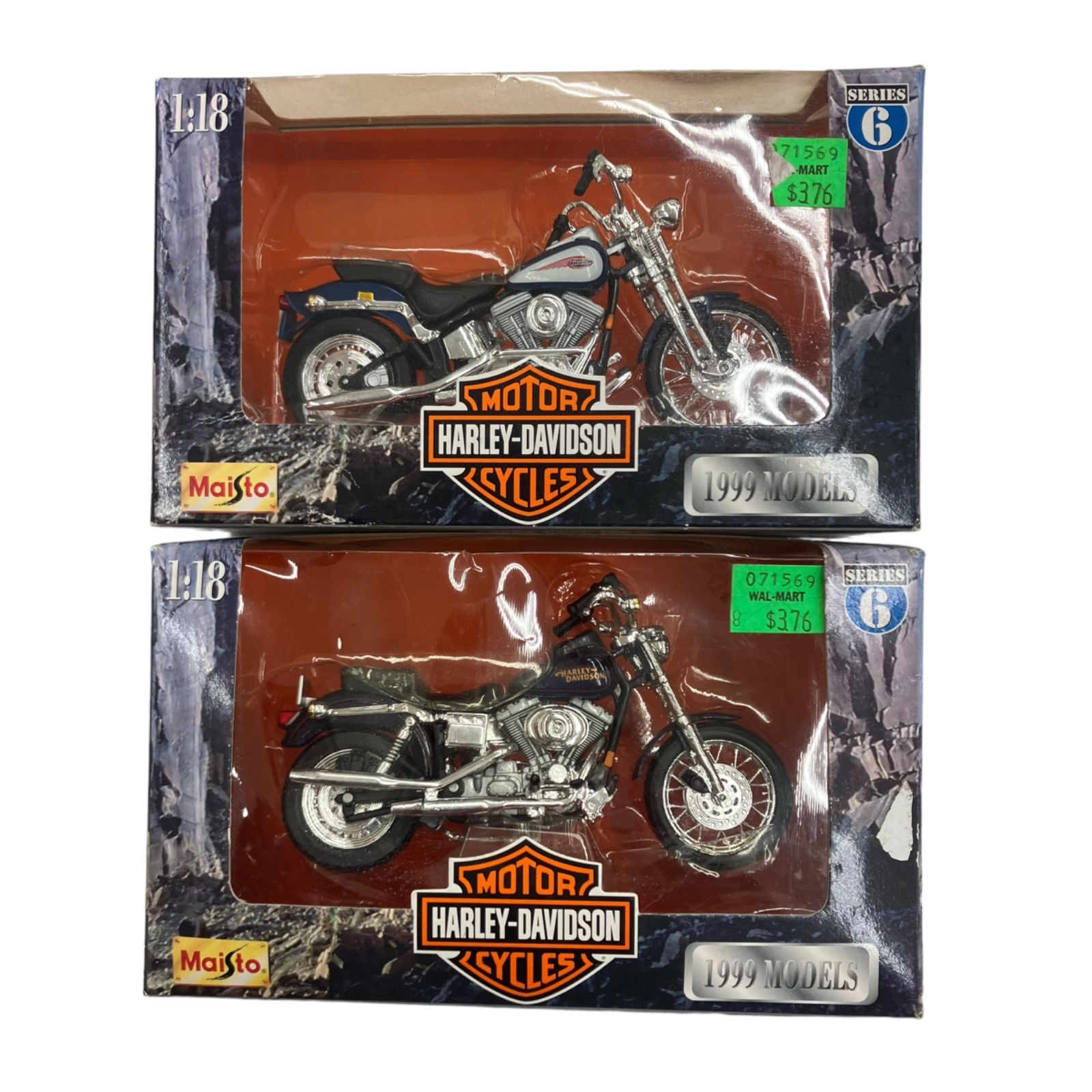 ☆HARLEY-DAVIDSON 1:18 ハーレーダビッドソン ミニチュアフィギュア  