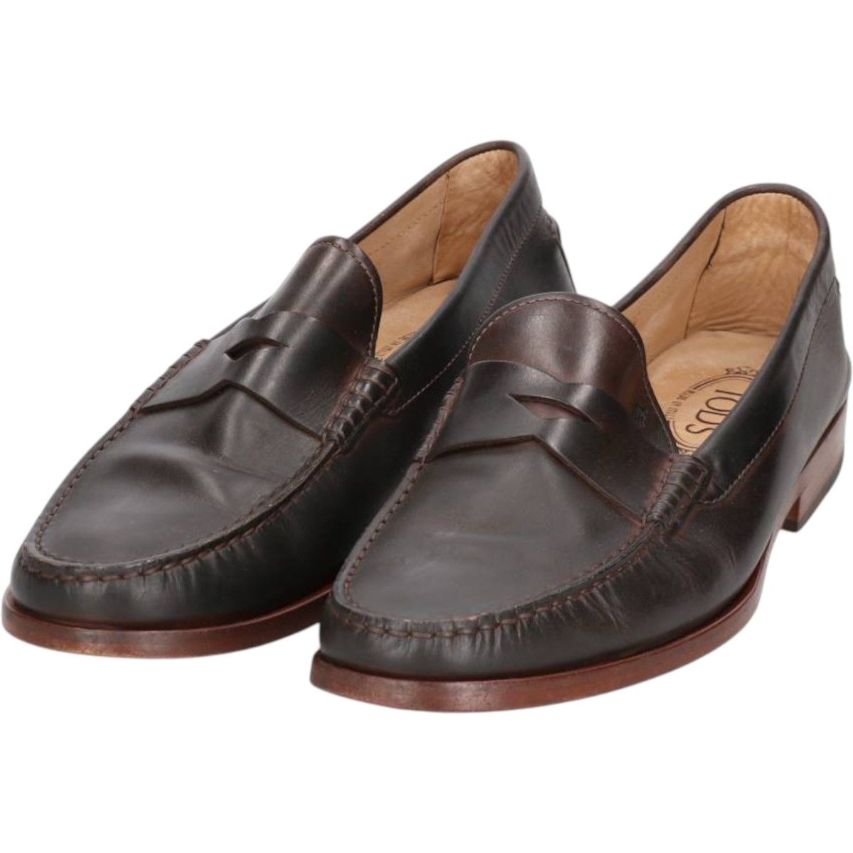 古着 トッズ TODS コインローファー イタリア製 8 1|2 メンズ27.0cm相当|saa014273