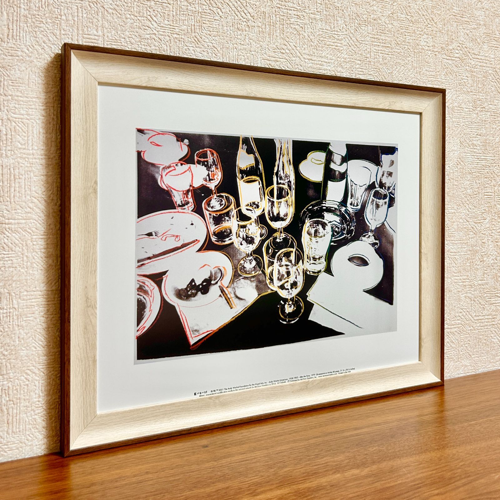 Andy Warholの絵 額縁付き 10%オフ 新品☆額縁付アートポスター(BRUCE MCGAW GRAPHICS)☆アンディ