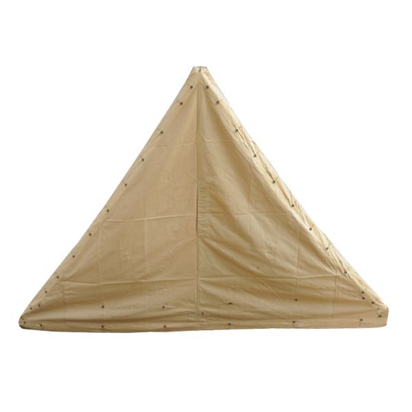 フランス軍放 テントシート 軍幕 トライアングル カーキ
