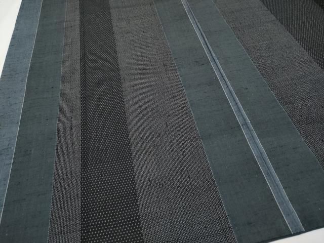 平和屋着物□極上 真綿結城紬 100亀甲 間道 証紙付き 逸品 CYAA2616s5  