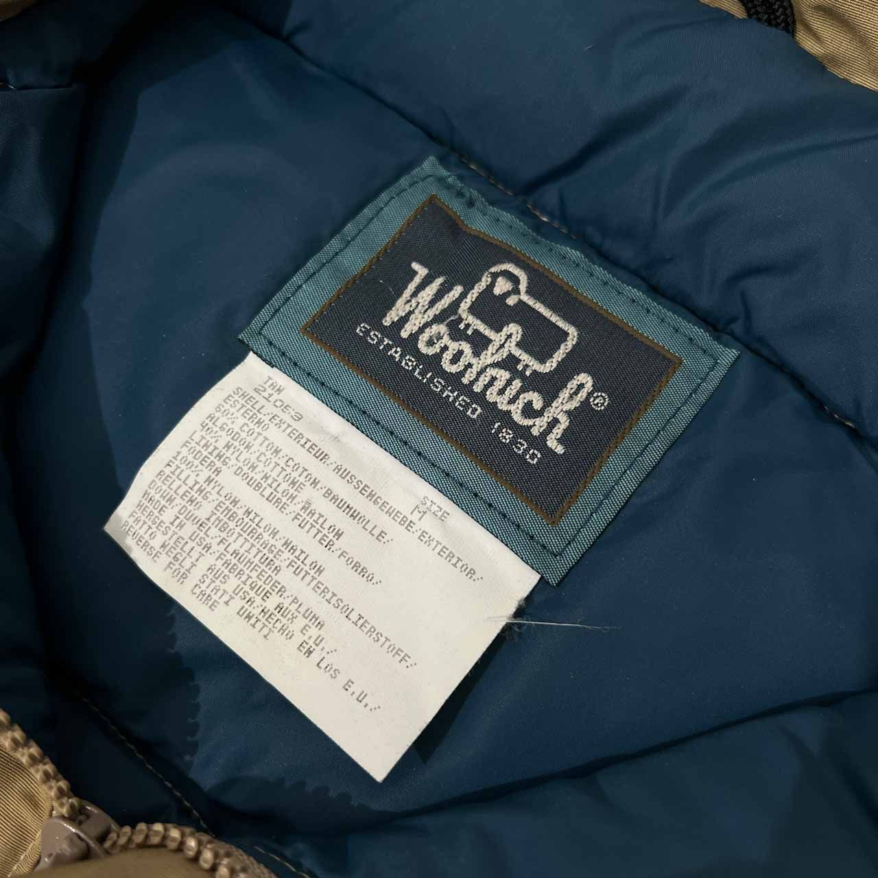 80s USA製 ビンテージ 紺タグ WOOLRICH ウールリッチ 60/40 ロクヨン