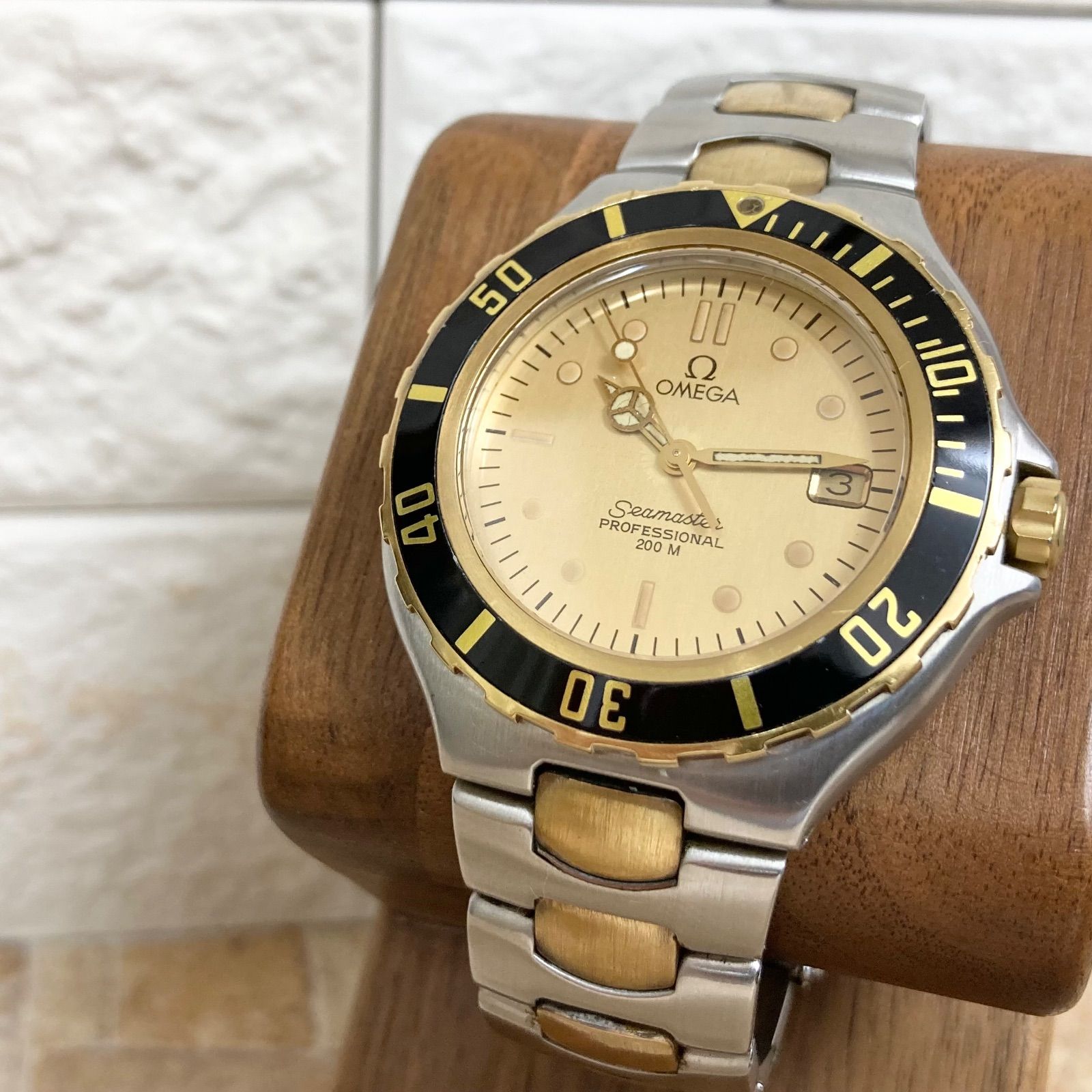 OMEGA シーマスター プロフェッショナル 200m ゴールドカラー メンズ 