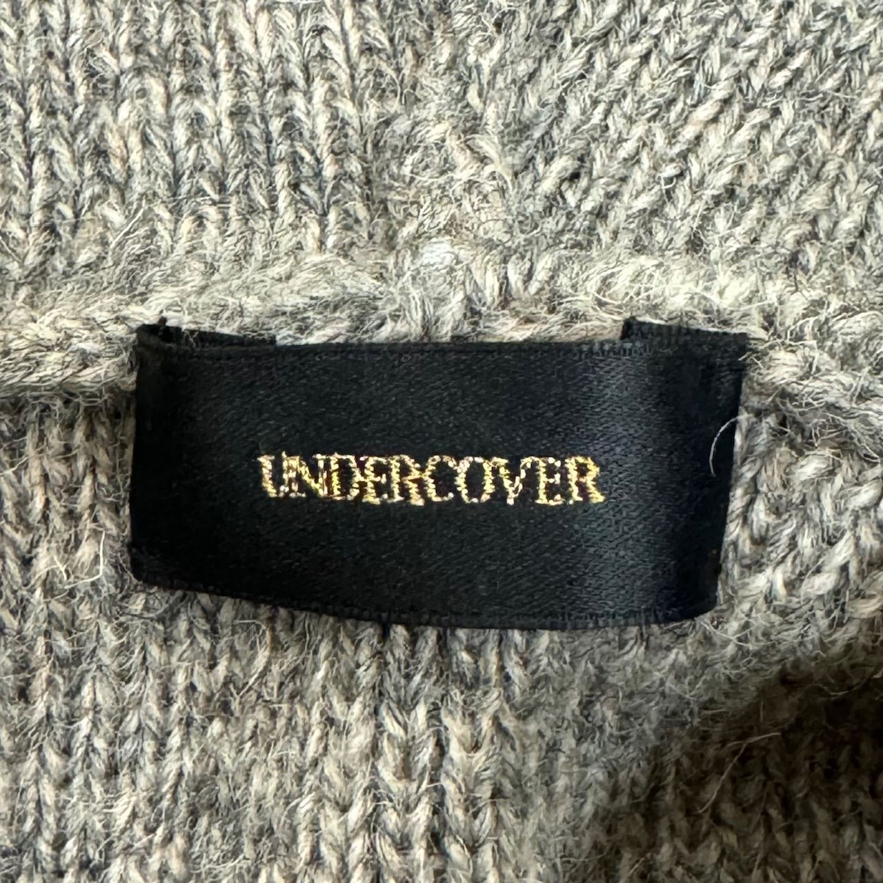 UNDERCOVER ウール ニット パーカー アンダーカバー UCT4908 アンダー 