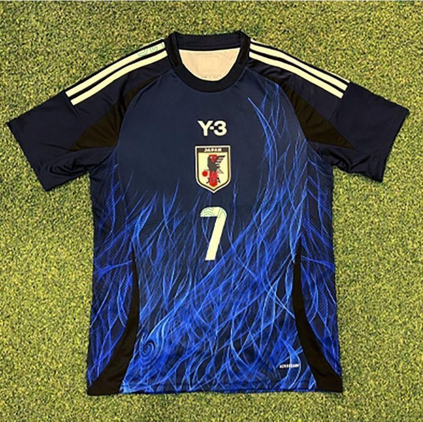 お気にいる ホーム サッカー日本代表ユニフォーム2024 Y-3 番号7 薫 三笘 ウェア