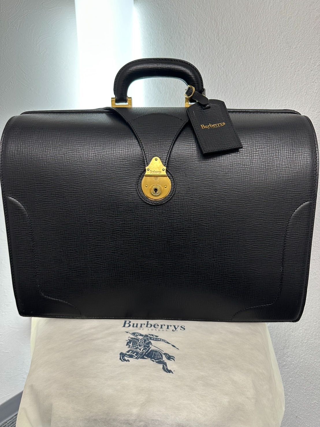 ヴィンテージ】BURBERRYS バーバリー レザー ダレスバッグ