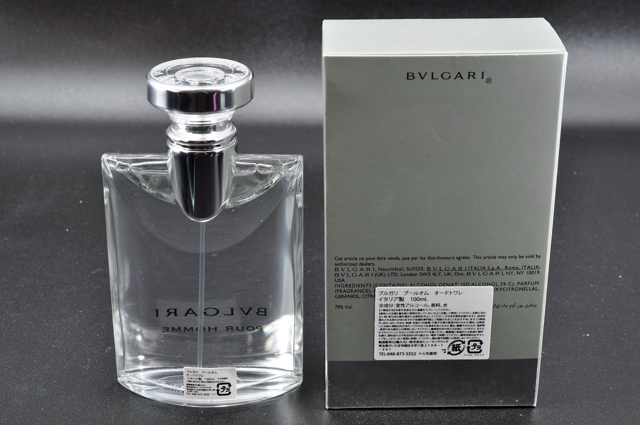 日本非売品 BVLGARI(ブルガリ) 香水 未使用 BVLGARI ブルガリ 香水 Pour Homme Eau de Toilette プールオム