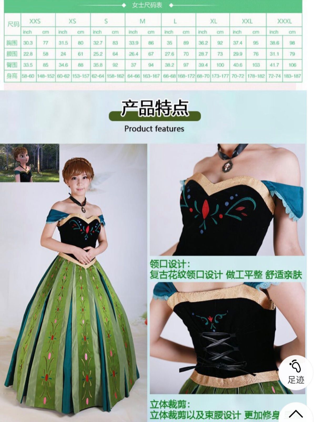 シークレットハニー アナ雪 アナ戴冠式 ドレス 仮装 衣装 コスプレ 大人 シークレットハニー アナ雪 アナ戴冠式 ドレス 仮装 衣装