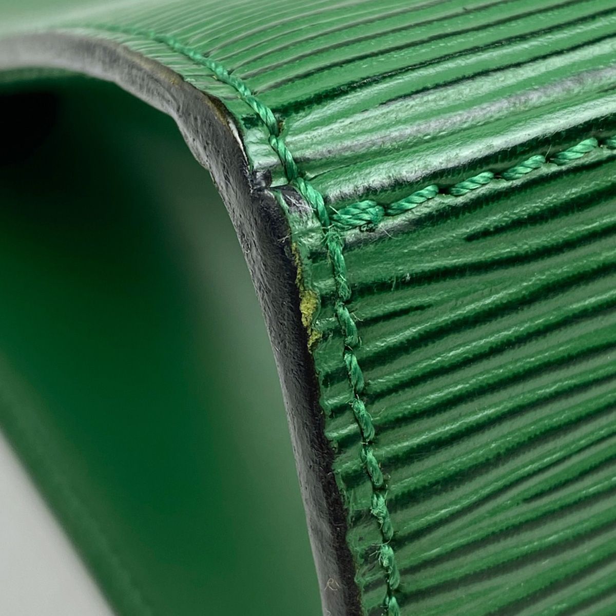 鑑定済 希少 ルイヴィトン エピ マルゼルブ ハンドバッグ ボルネオ グリーン ジャンク品】ルイ・ヴィトン Louis Vuitton マルゼルブ 手提げ