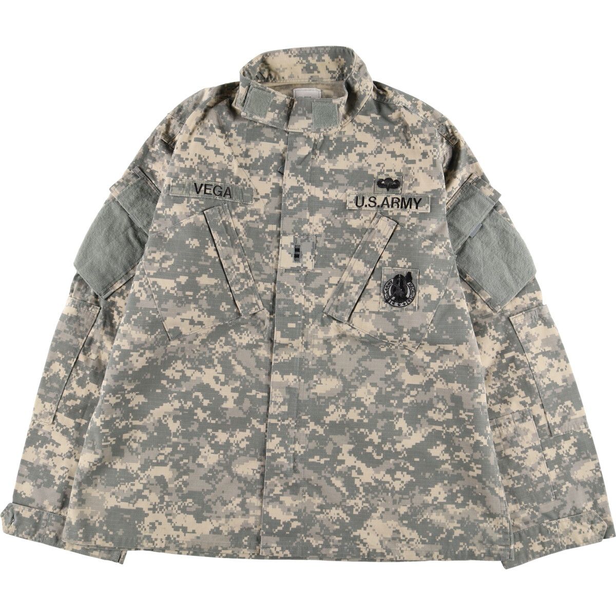 古着 米軍実品 U.S.ARMY 迷彩柄 ACU デジタルカモ ミリタリー コンバットジャケット USA製 LARGE-REGULAR メンズL相当/eaa498761
