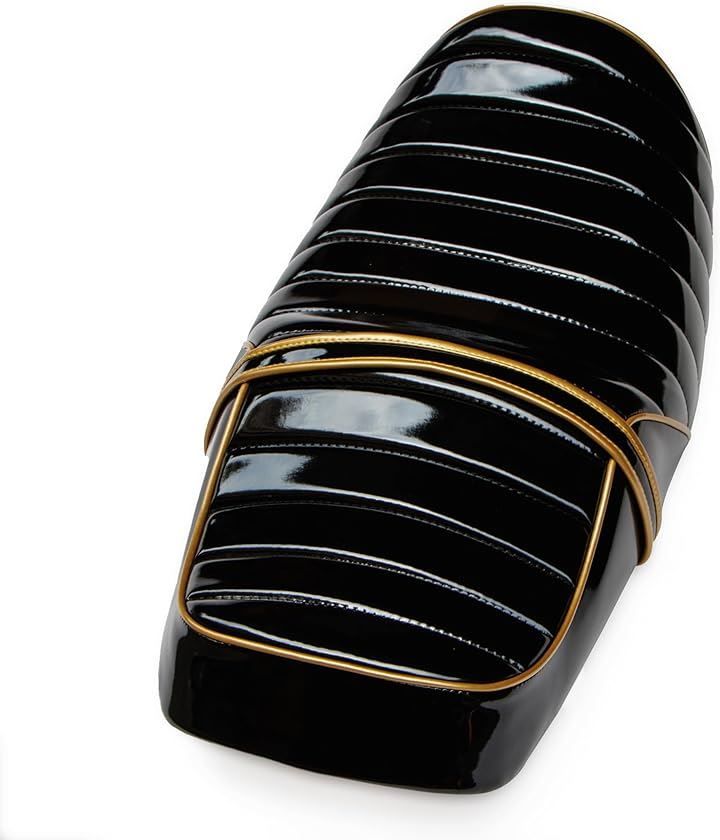 motokagura CB400SF CB400SB NC39 1999-2006 NC42 2007-2025 全年式対応 シート ブラックエナメルゴールド 純正品と BRIGHTFACE_UK