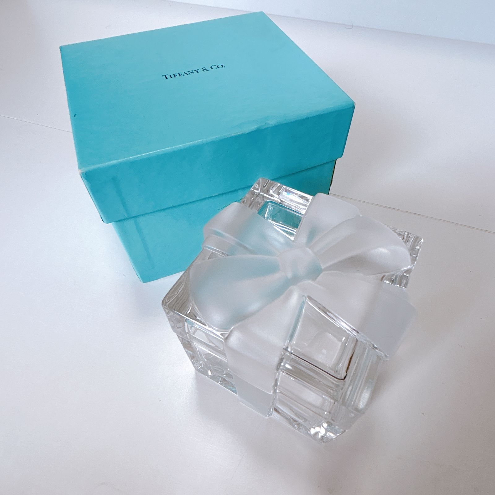 ティファニー Tiffany クリスタルボックス 小物入れ 箱あり 管理番号KKVTRRA31