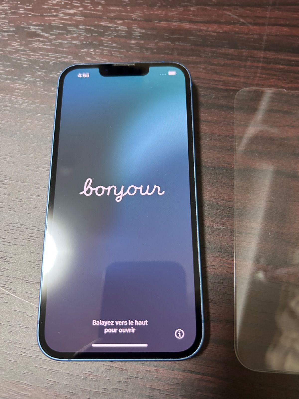 【美品】iPhone13 ブルー　128GB 箱あり　SIMフリー