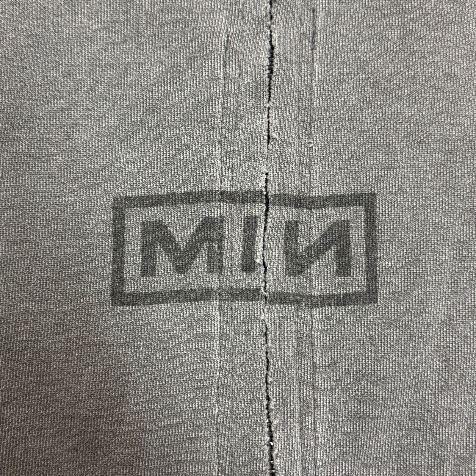 参考上代33000円 MINUS 25SS Bootleg Zip Up Hoodie With Damaged 