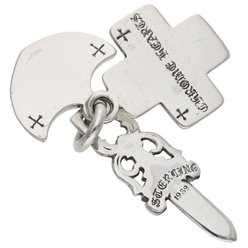 CHROME HEARTS クロムハーツ ネックレストップ 3TRINKETS