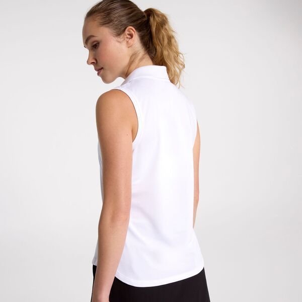 送料無料 ウォルターヘーゲン レディース ポロシャツ トップス Walter Hagen Women s Performance 11 Sleeveless Johnny Polo White