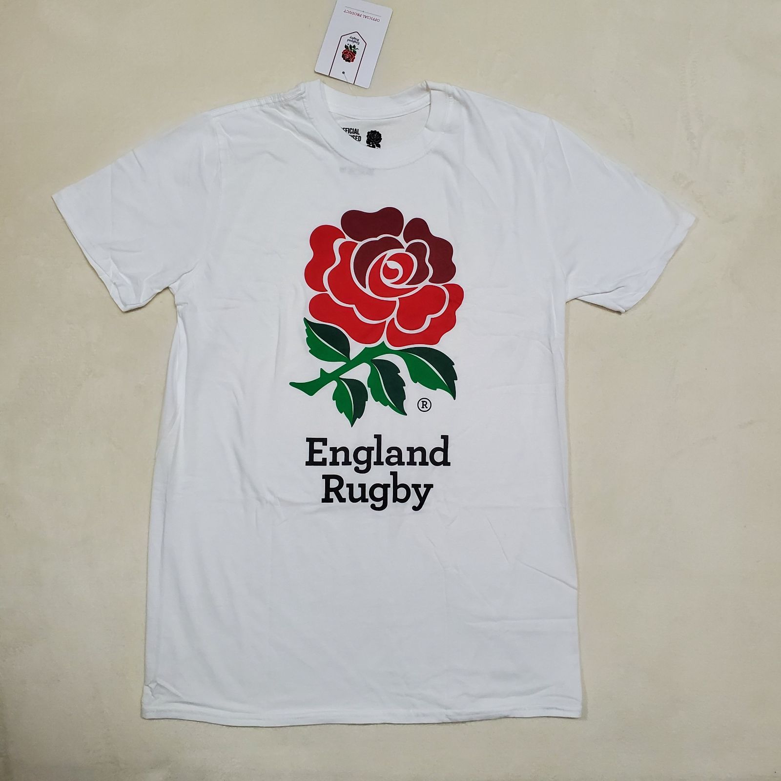 新品 ラグビー イングランド代表 Rugby Tee 半袖Tシャツ 綿 花 - メルカリ