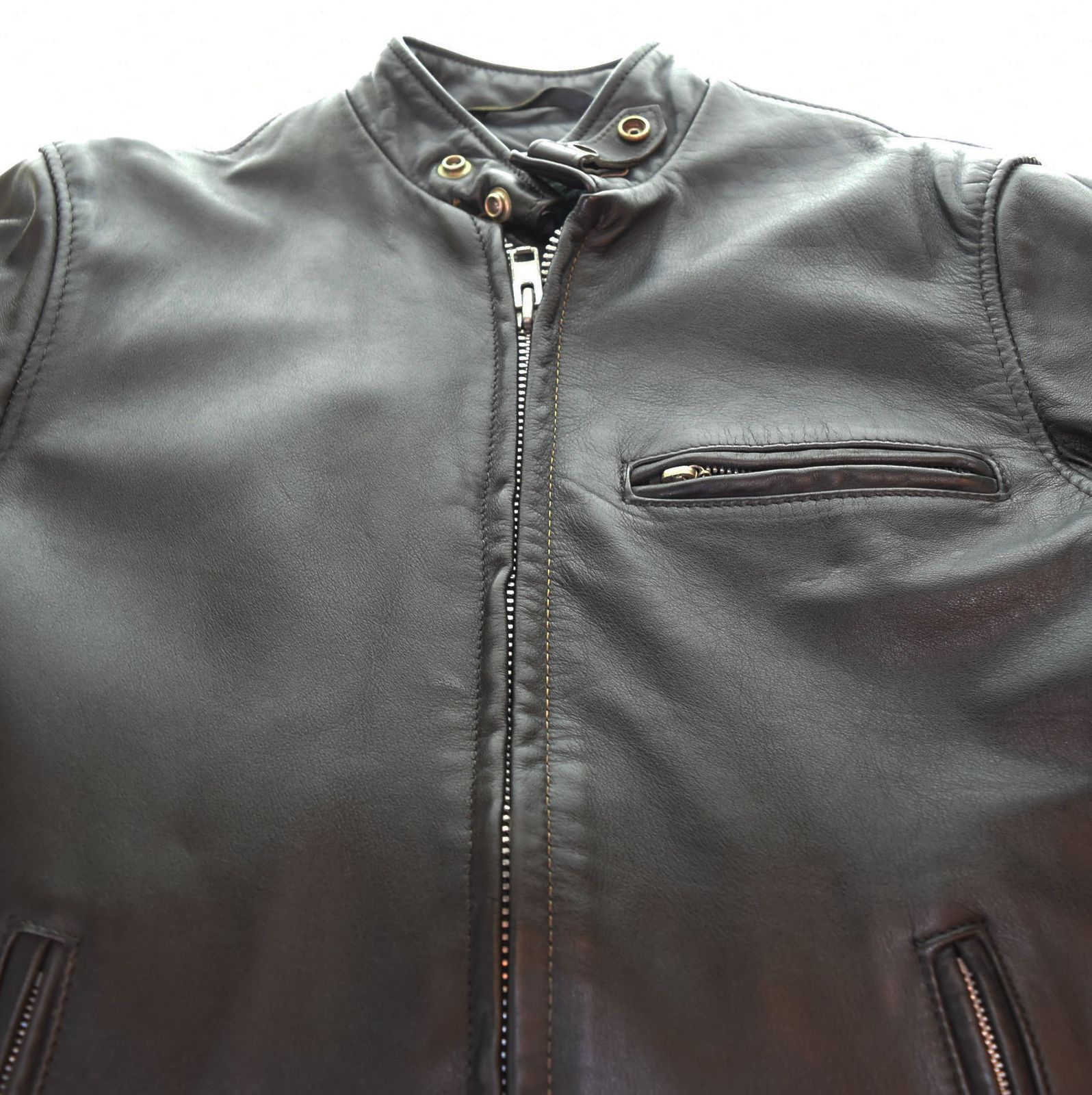 ショット SCHOTT 90s USA製 641 裏ライナー付き取り外し可 シングル 