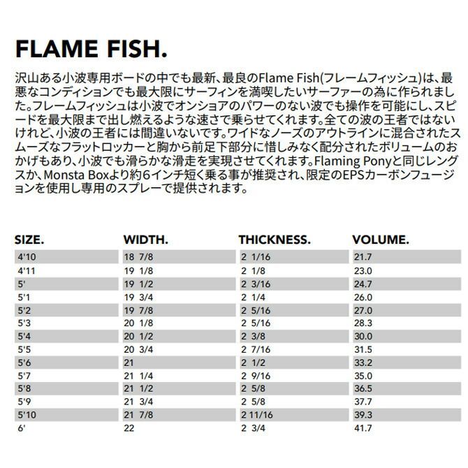 JSサーフボード フレイムフィッシュ ハイファイ 3.0 モデル 5'6