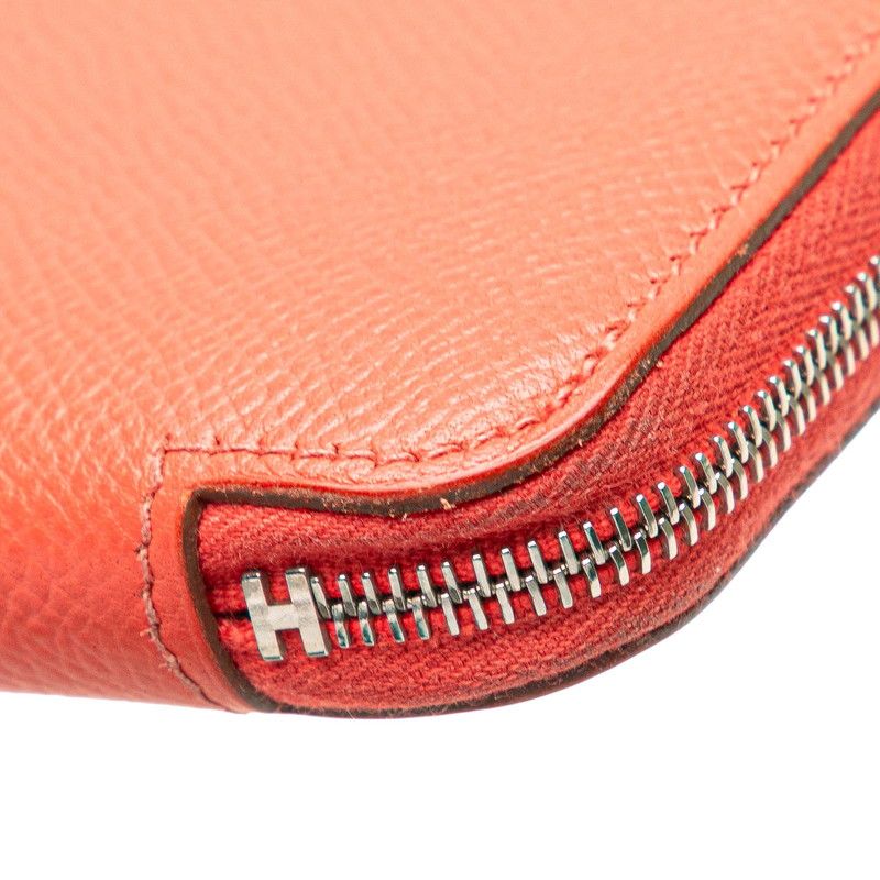 エルメス アザップ ロング シルクイン ラウンドファスナー 長財布