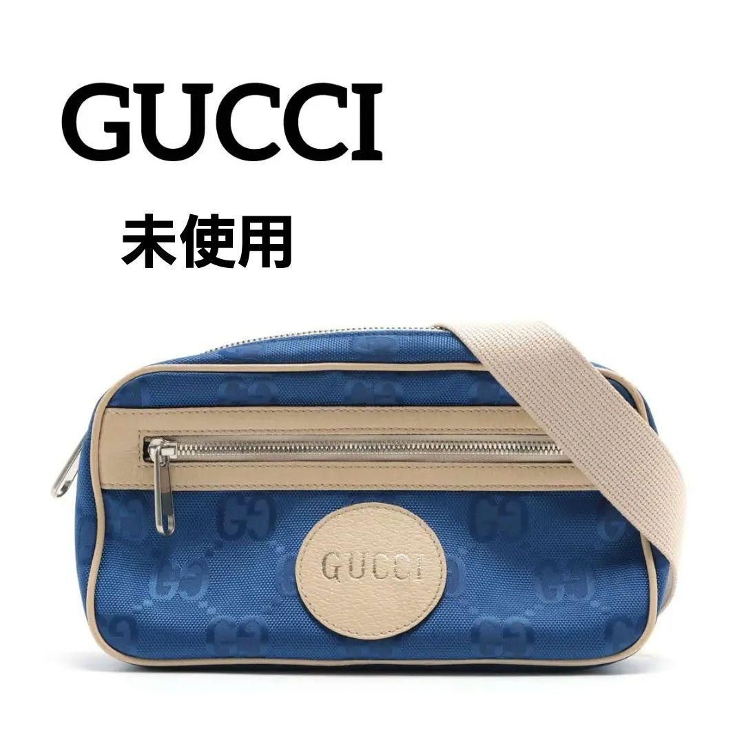 タイムセール商品 Gucci 極美品 限定青 オフザグリッド ボディ