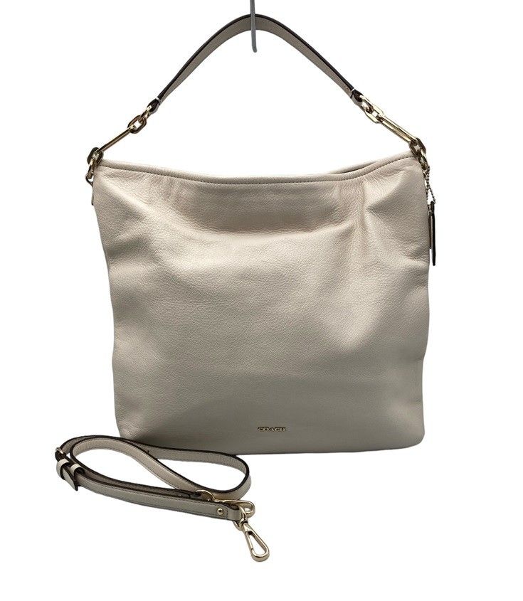COACH コーチ マディソンホーボー 2WAY ショルダーバッグ 27858 レディース オフホワイト ワンショルダー 中古 D4 COACH コーチ マディソンホーボー 2WAY ショルダーバッグ 27858