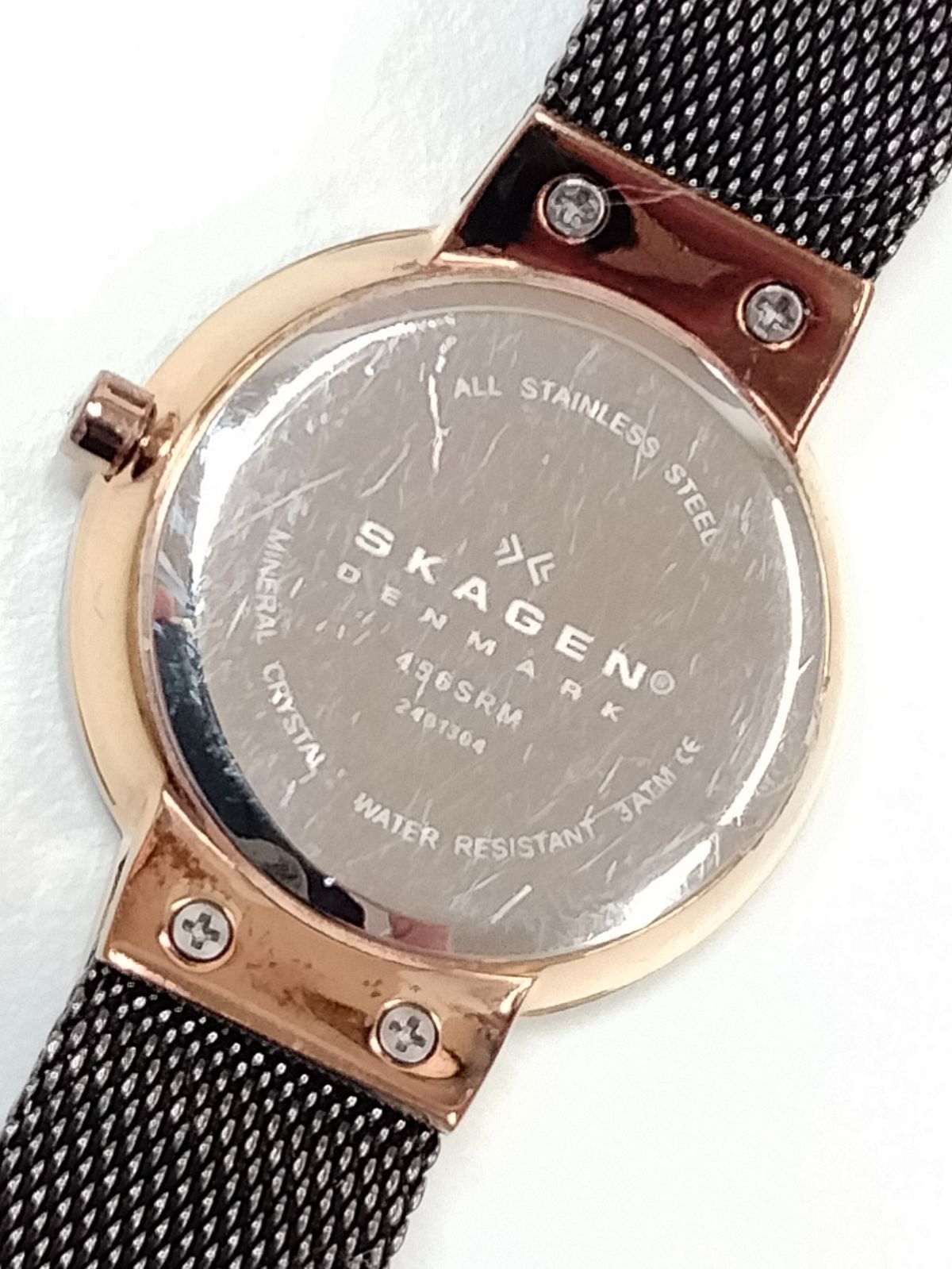 新品電池交換 正常稼働中】スカーゲン SKAGEN 腕時計 クォーツ 456SRM