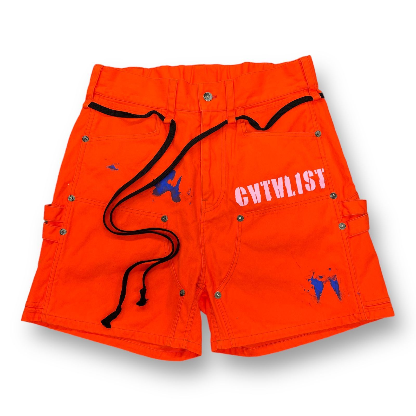 CVTVLIST CTLS USUAL ショーツ 黒×赤 サイズ② カタリストUSUAL SHORTS