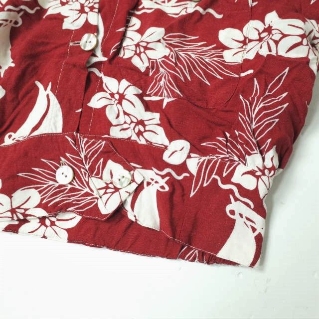 77circa x Ray BEAMS ナナナナサーカ レイビームス 別注 リメイクアロハブラウス ONE SIZE レッド 半袖 オープンカラー シャツ 花柄 トップス【中古】【77circa × Ray BEAMS】 楽天市場】77circa x Ray BEAMS ナナナナサーカ レイビームス 別注