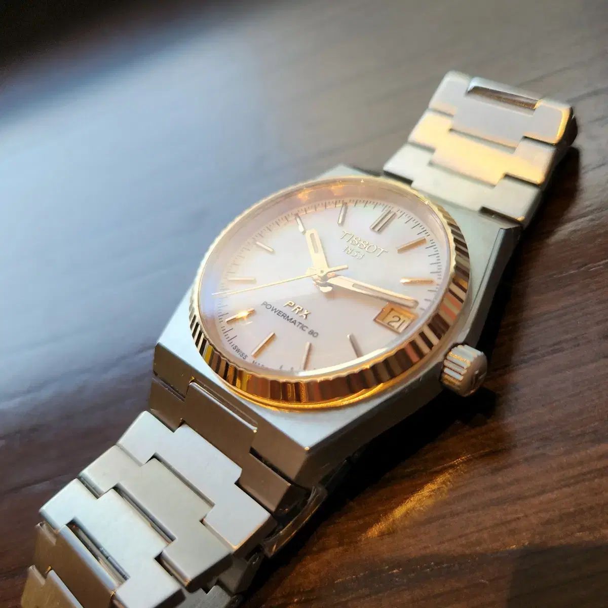 TISSOT PRX 自動巻き腕時計 MOP 実機レビュー】ティソPRXパワー