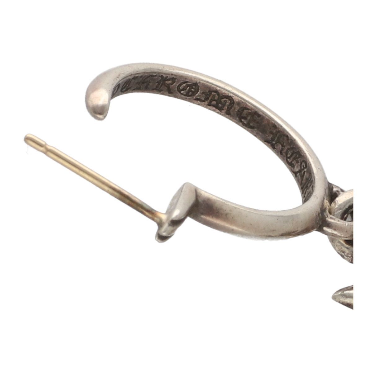 Chrome Hearts CHクロス フープピアス SV925 14K Chrome Hearts CH Chrome Hearts CHクロス フープピアス SV925 14K Chrome Hearts CH