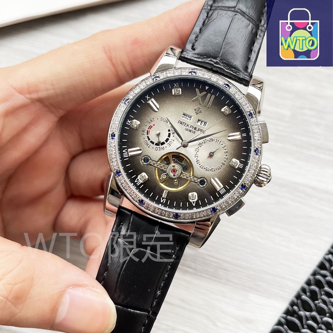 今日特価】Patek Philippe 大フライホイール高級腕時計-WTO輸入3